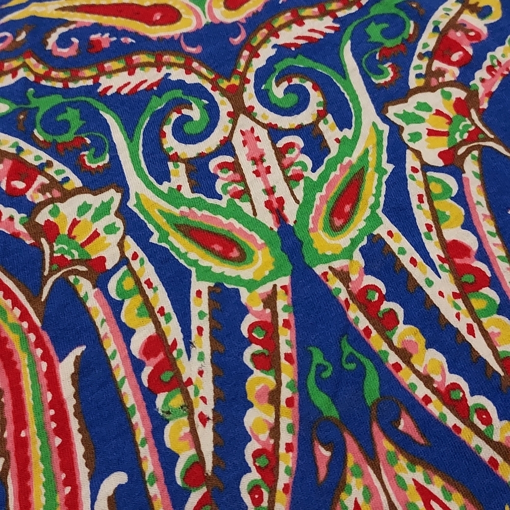 Womans Lauren ralph Lauren multi colored paisley print blouse - Picture 3 of 8